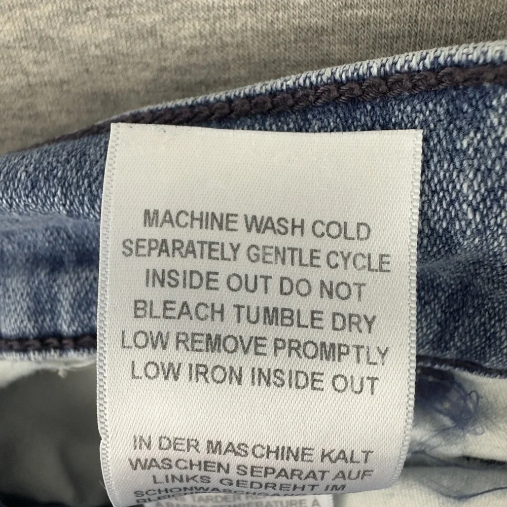 True Religion Ricky Men's‎ Jeans Size 42 Relaxed Straight No Flap Light Wash
